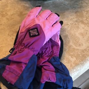 Girls Burton snow gloves size S